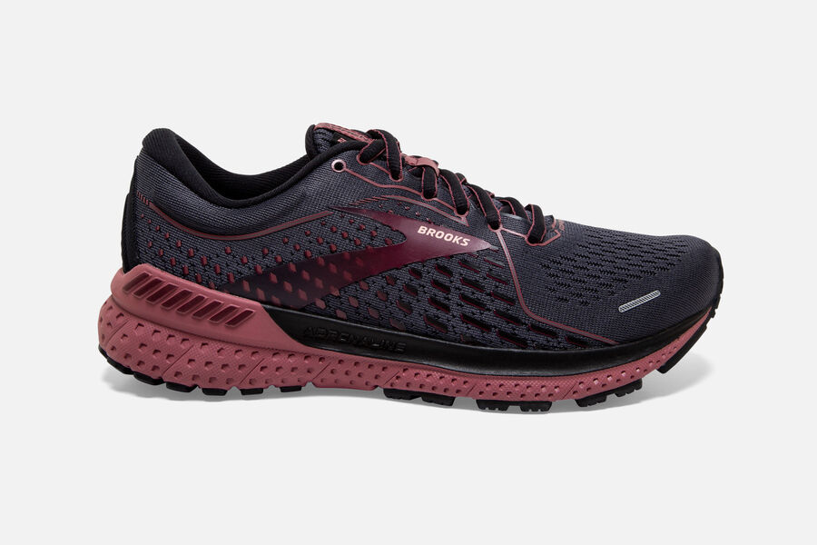 Brooks Adrenaline Gts 21 Road Löparskor Dam - Svarta - 1539-UDBHE